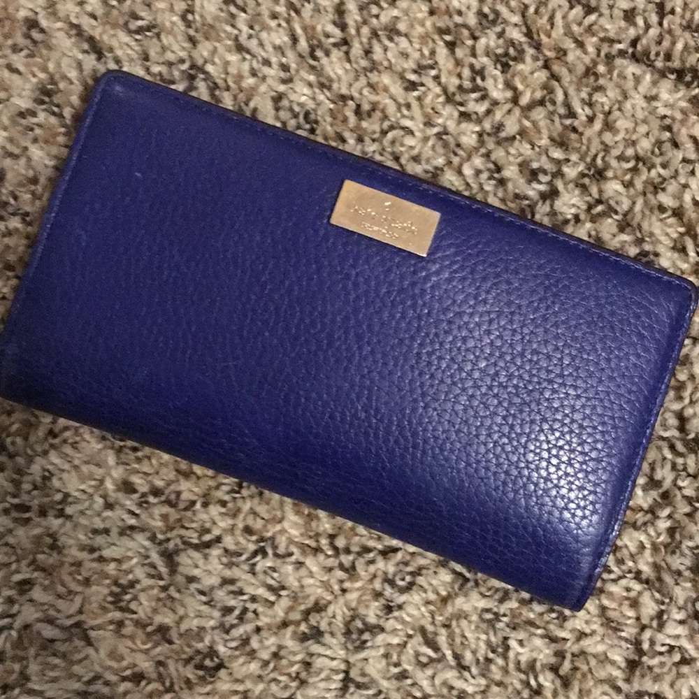 Royal blue Kate Spade wallet